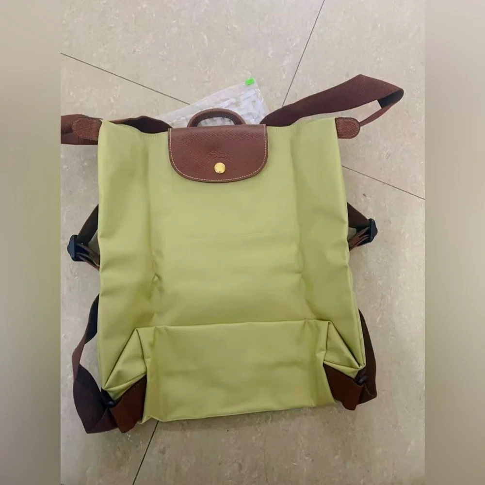 Longchamp Le Pliage Original Medium‎ Canvas Backpack color Pistachio